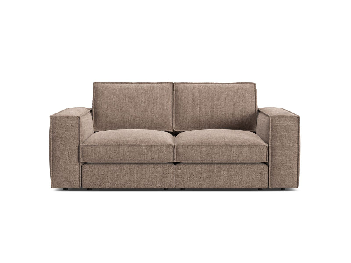 Divano Modulare, "Pola", 2 Posti, 206x103x88 - Marrone Chiaro