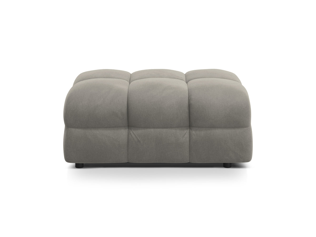 Pouf in velluto, "Kendal", 1 Posto, 104x72x45