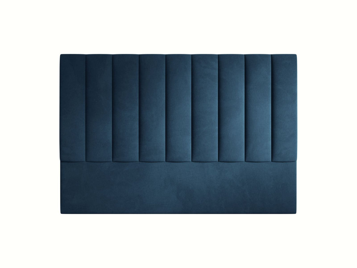 Testiera Marl Alta 120 cm - Blu Navy 180x200