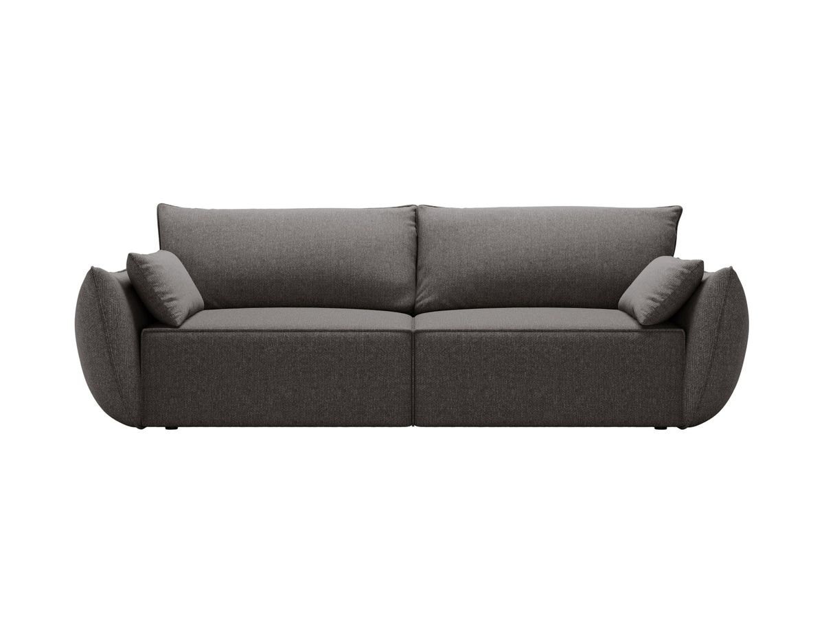 Divano Letto con Contenitore, "Kaelle", 3 Posti, 244x97x91 - Grigio