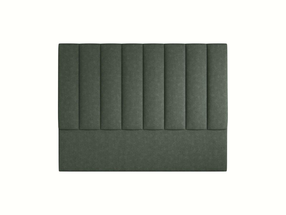 Testiera Marl Alta 120 cm - Verde Muschio 160x200