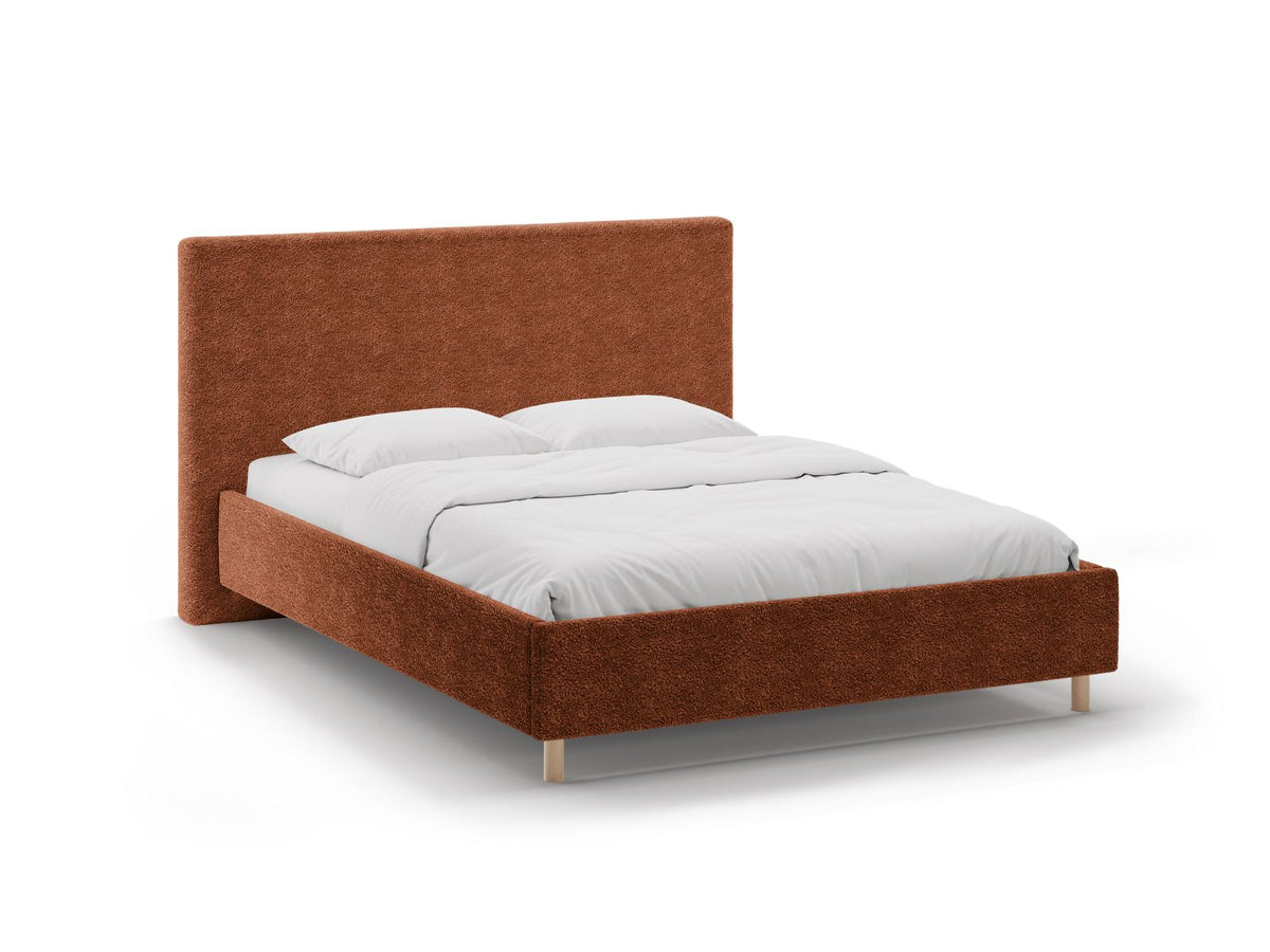 Letto Contenitore con Testata Eloise - Mattone 180x200