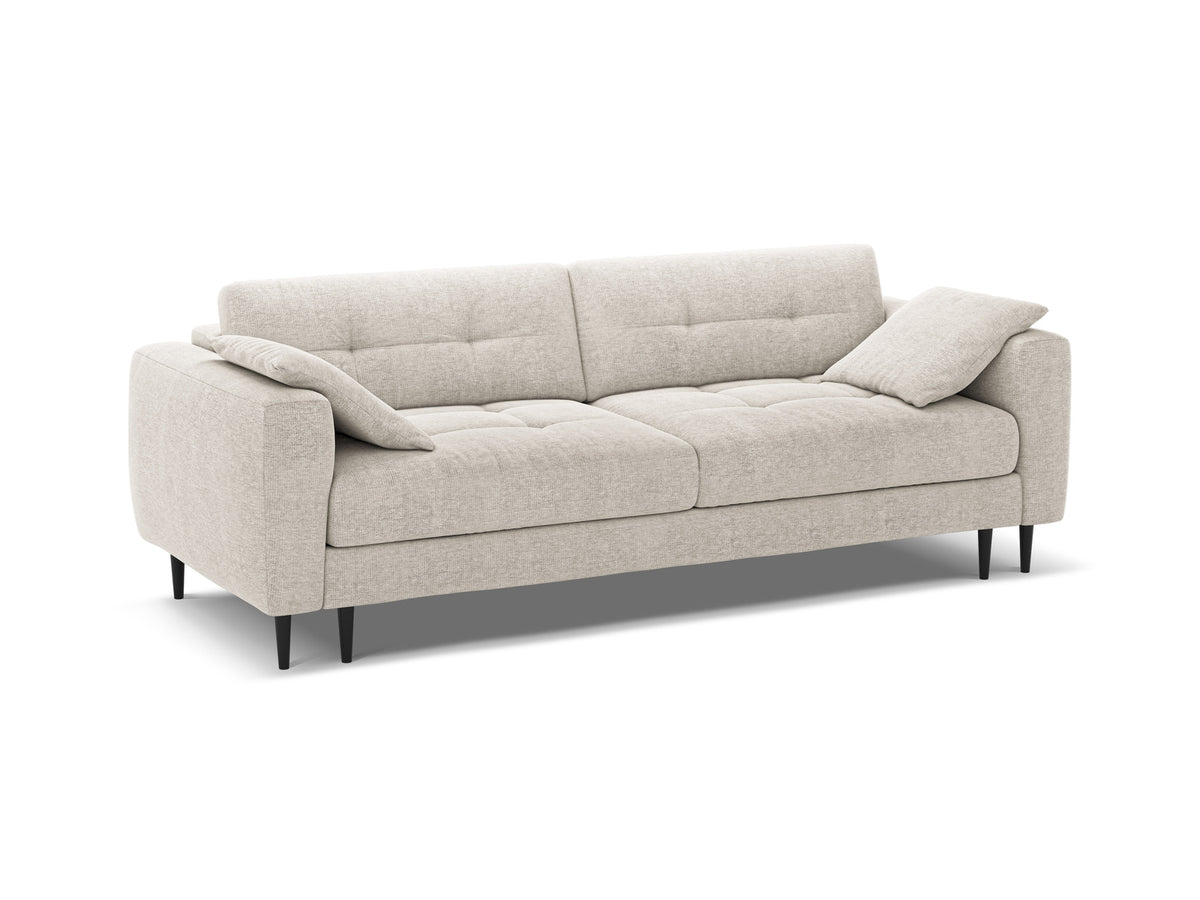 Divano Letto con Contenitore Bemy, 3 Posti, 110x242x92