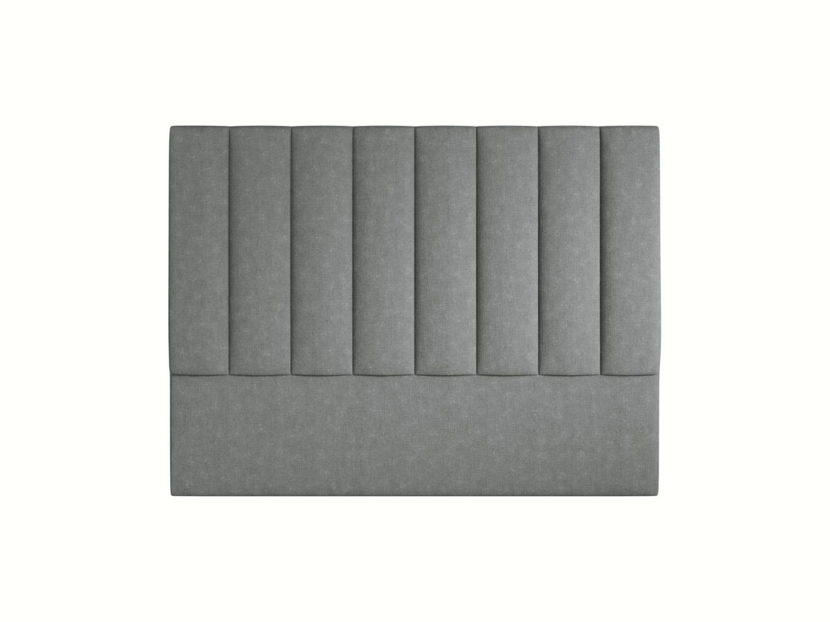 Testiera Marl Alta 120 cm - Grigio 160x200