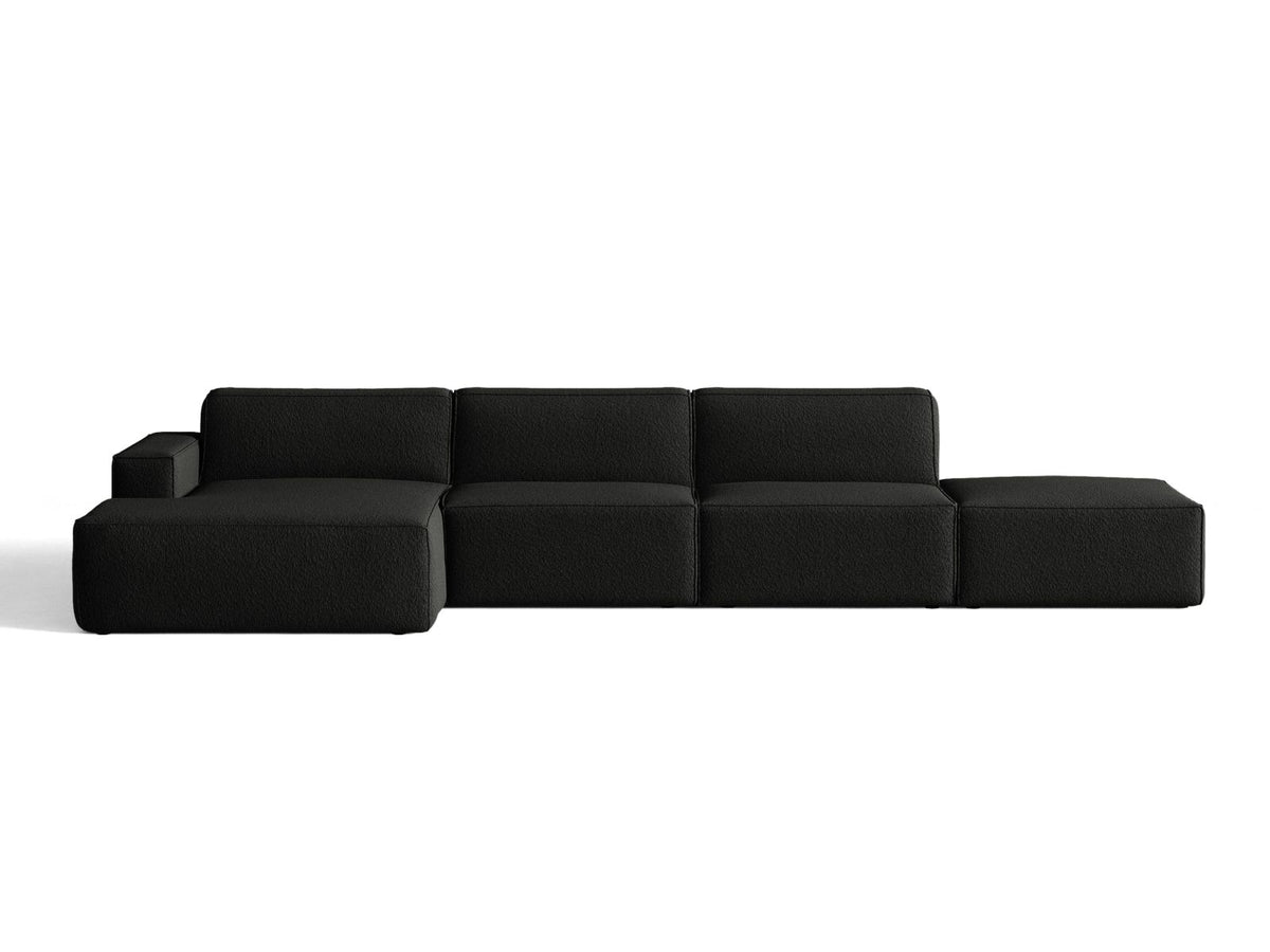 Divano Angolare Componibile Jodie, 5 Posti, 162x341x77