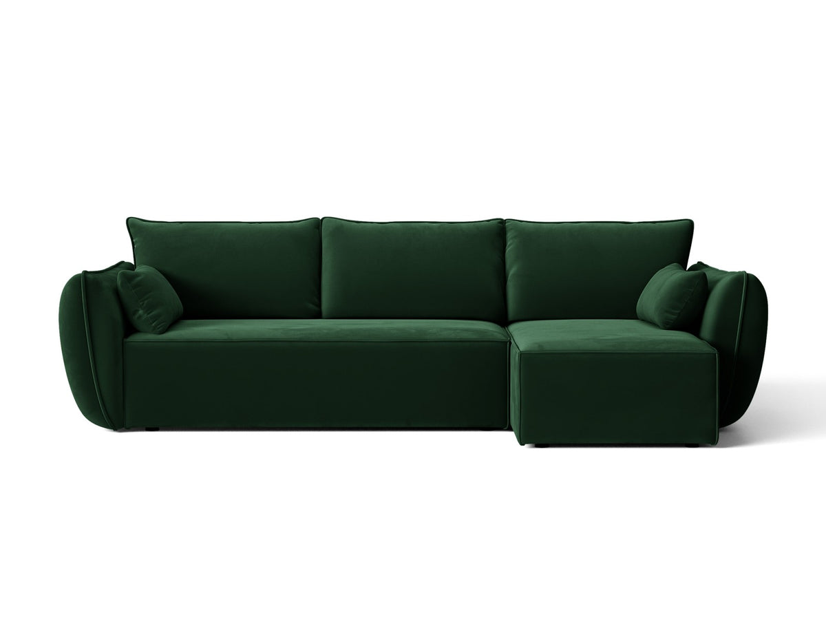 Divano Letto Angolare con Contenitore Kaelle, 4 Posti, 168x262x87