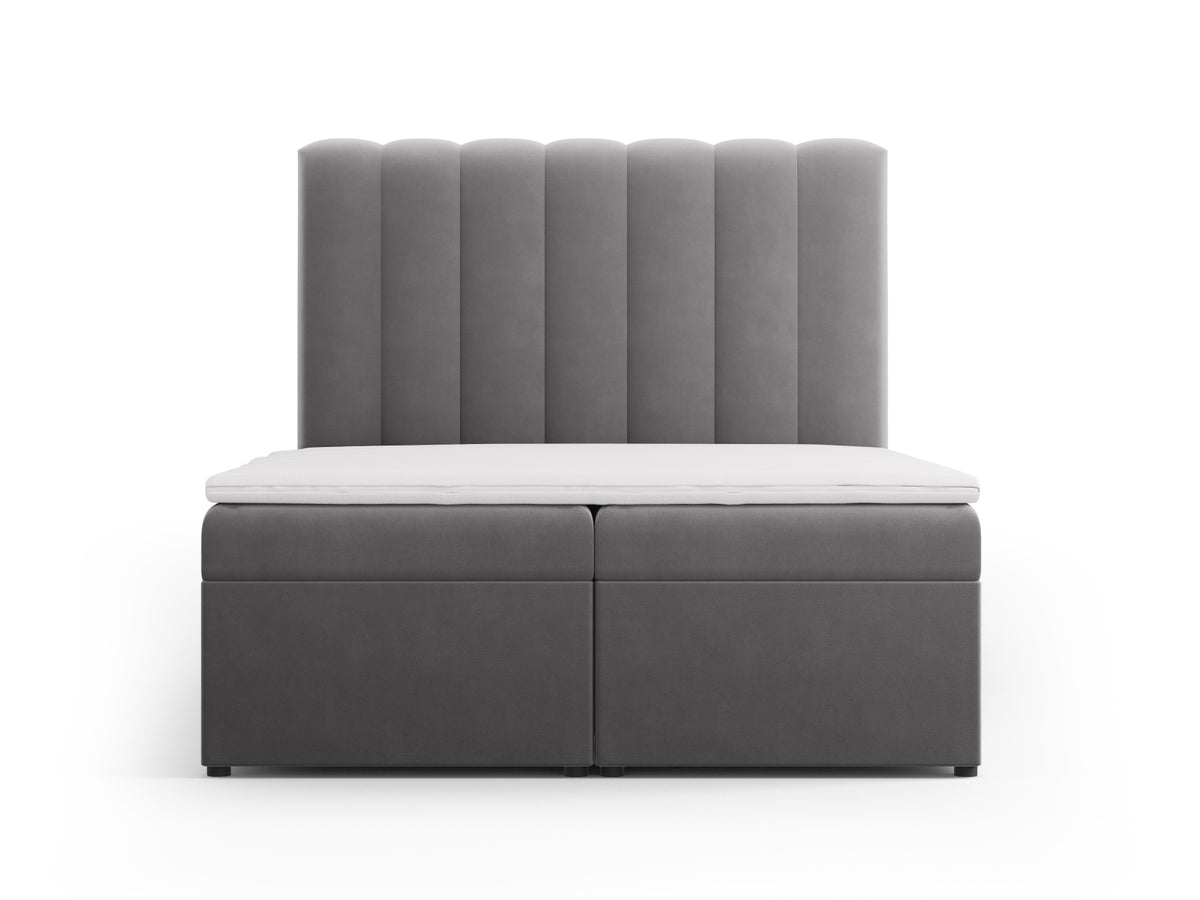 Letto: testiera + molle/materasso + coprimaterasso, "Kelp", 210x140x125