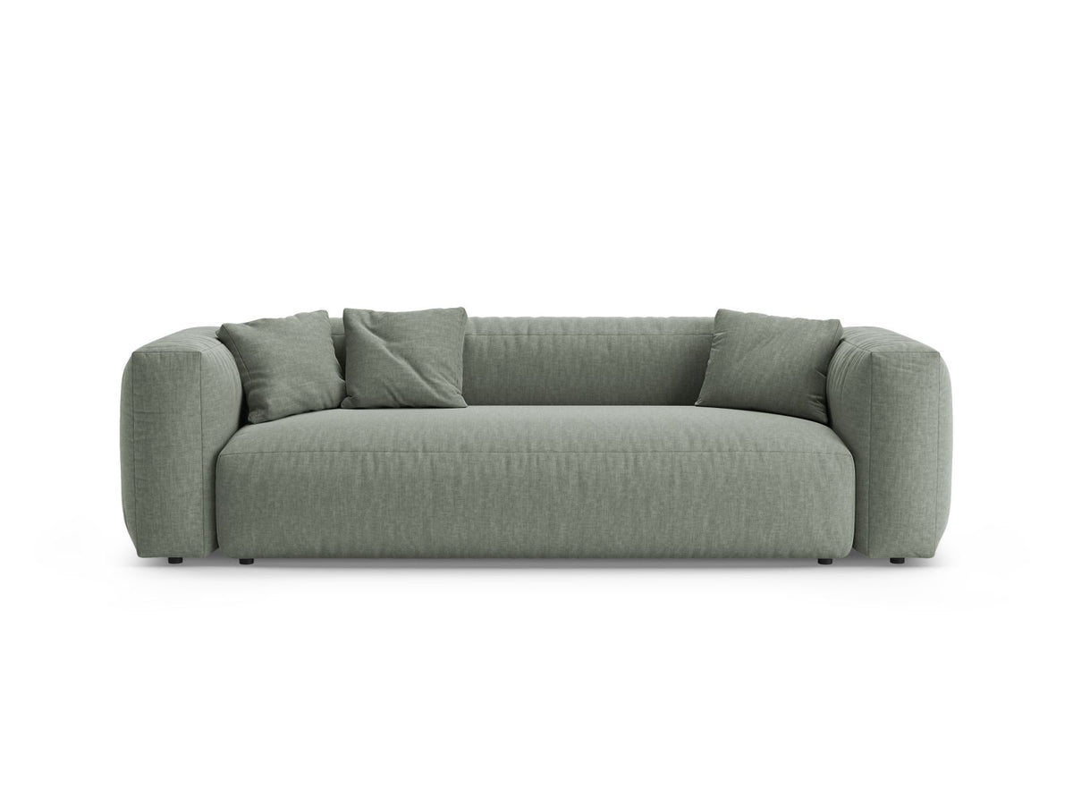 Divano con Funzione Letto, "Martina", 3 Posti, 264x106x75 - Verde Muschio