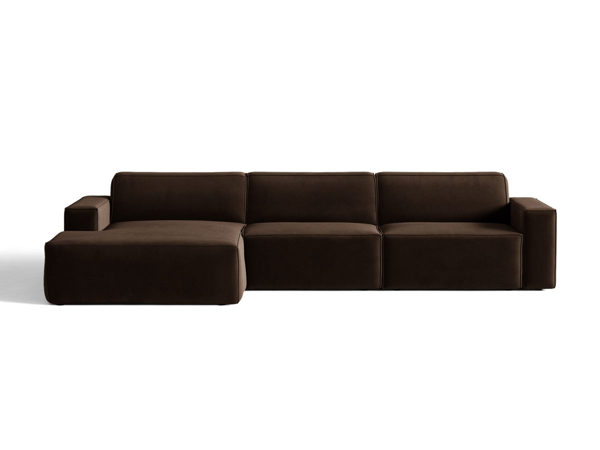 Divano Angolare Componibile Jodie, 4 Posti, 162x284x77