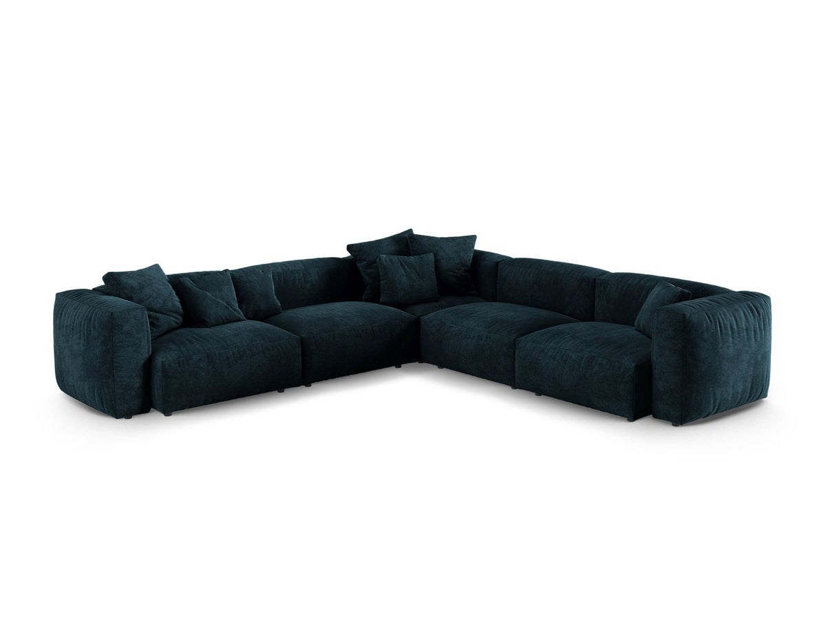 Divano Angolare Simmetrico Componibile XL Martina, 5 Posti, 330x330x75