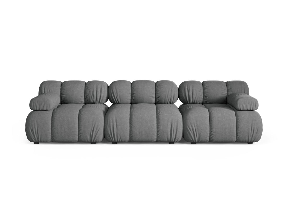 Divano Modulare, "Bellis", 3 Posti, 282x94x70 - Grigio