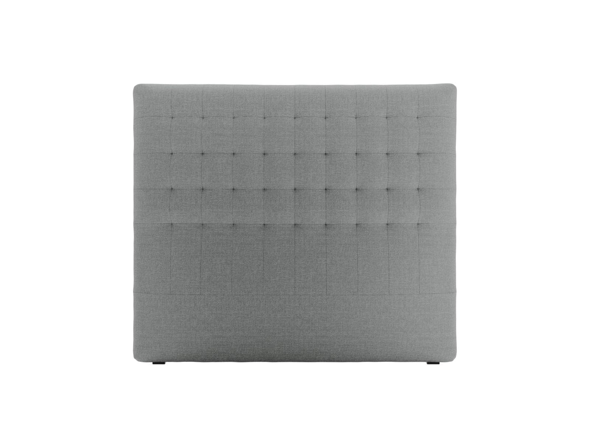 Testiera Nova Alta 120 cm - Grigio 140x200