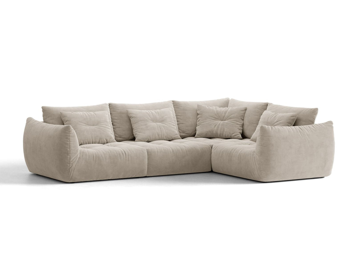 Divano Angolare Componibile Bloom, 3 Posti, 222x316x97
