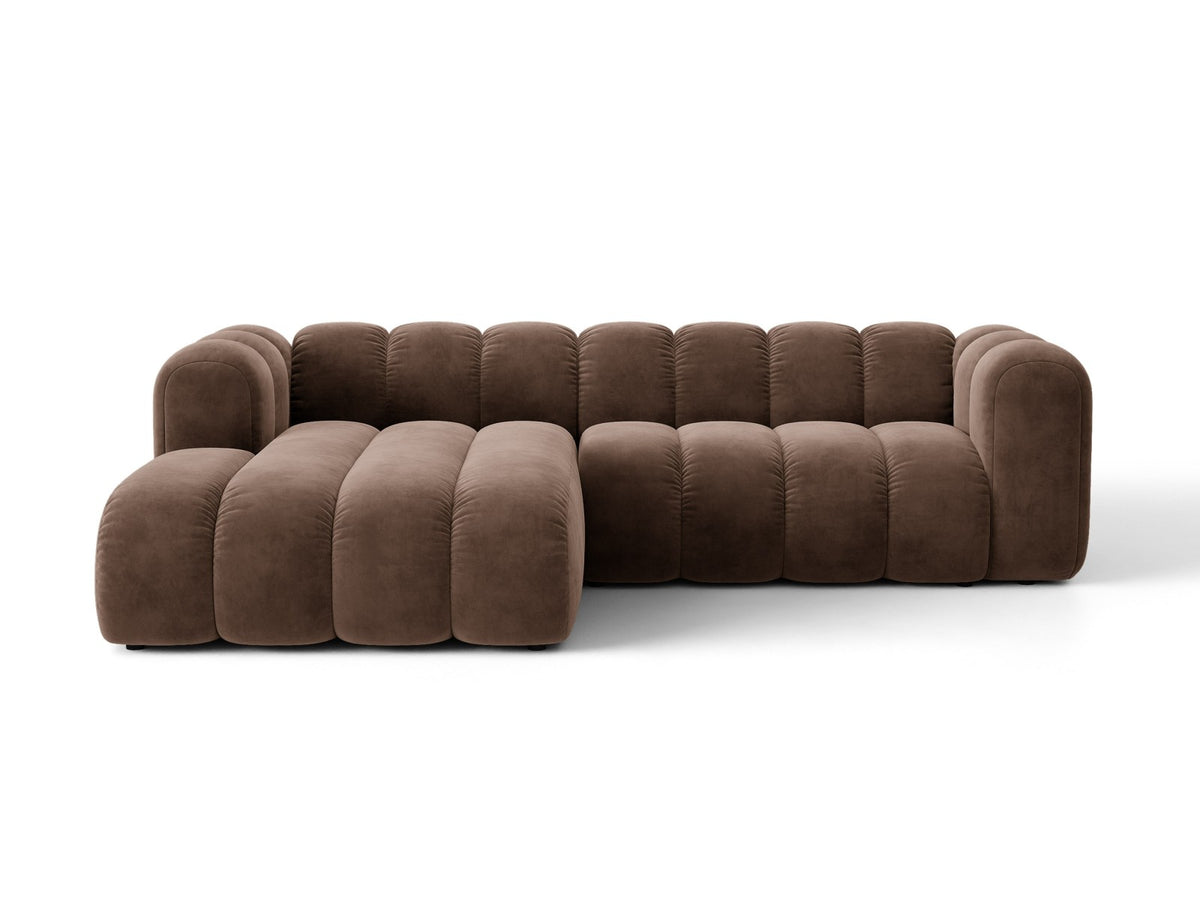 Divano Letto Angolare con Contenitore Lupine, 4 Posti, 177x270x70