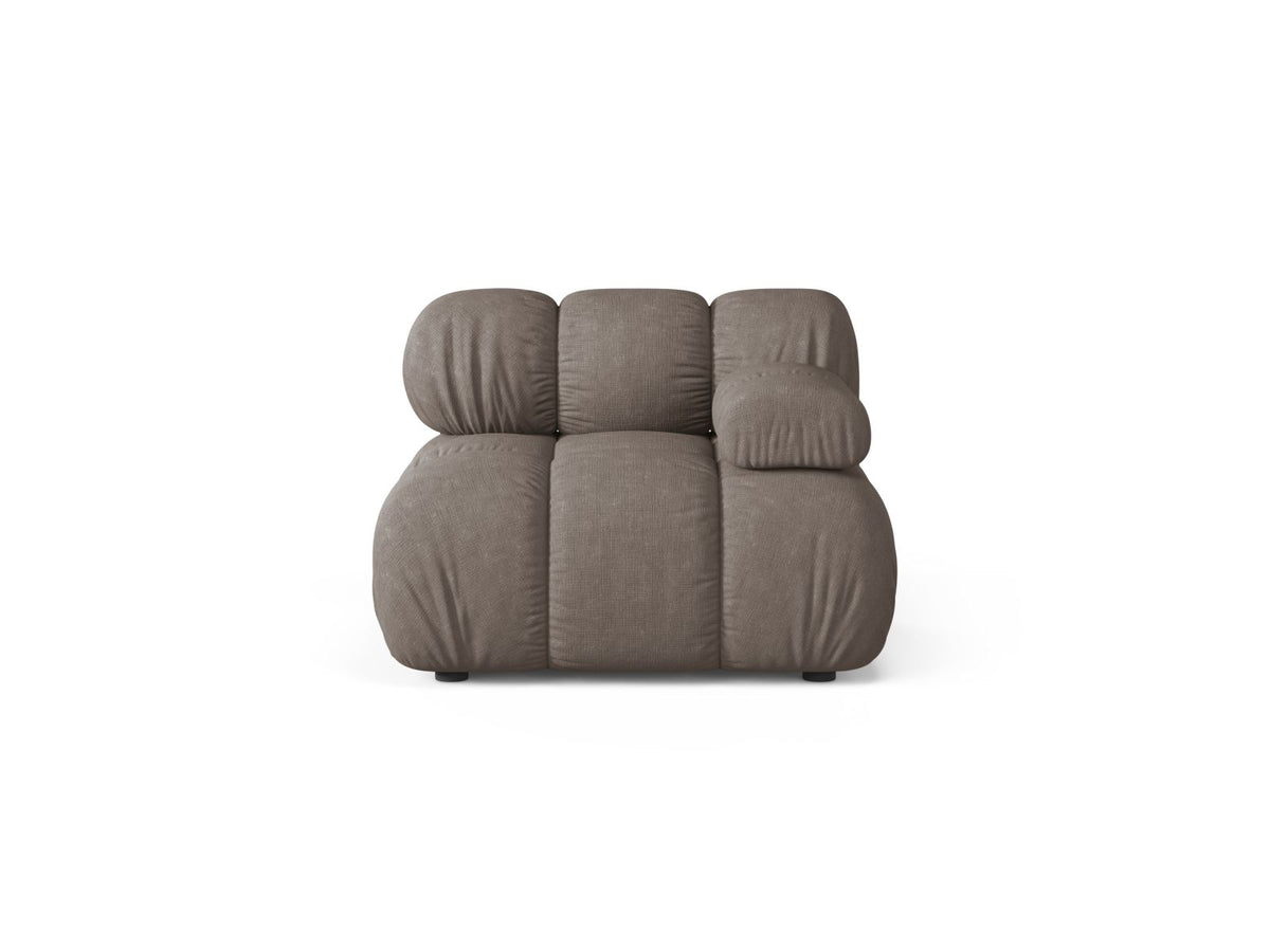 Modulo Destro, "Bellis", 1 Posto, 94x94x70 - Cappuccino