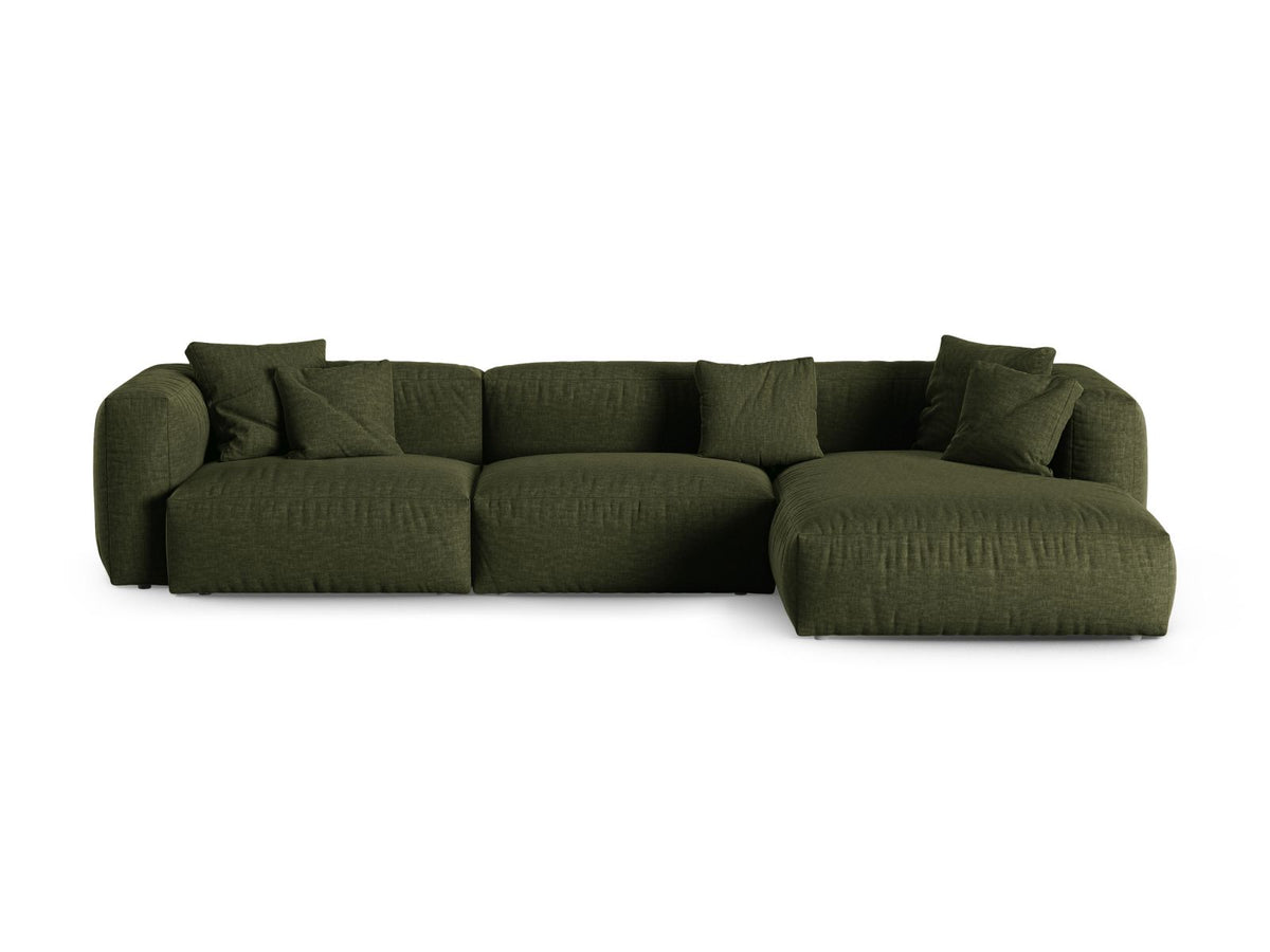 Divano Angolare Componibile XL Martina Seduta Profonda, 3 Posti, 176x330x75