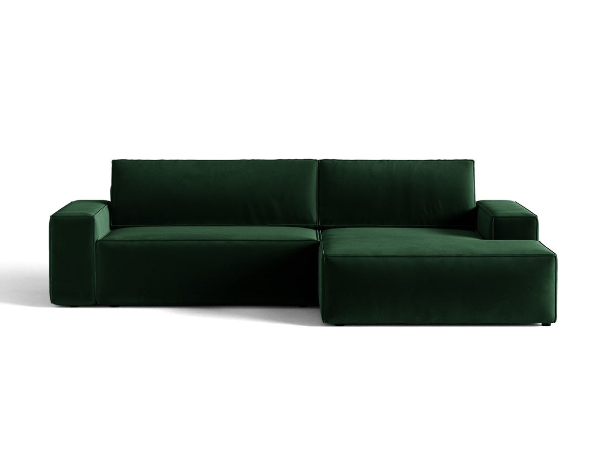 Divano Letto Angolare con Contenitore Jodie, 3 Posti, 151x246x86