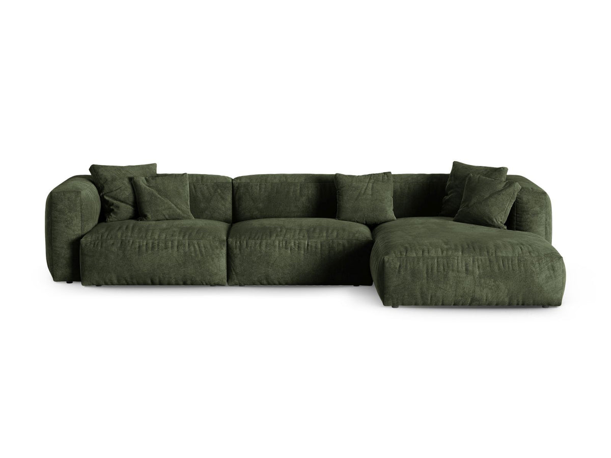 Divano Angolare Componibile XL Martina Seduta Profonda, 3 Posti, 176x330x75