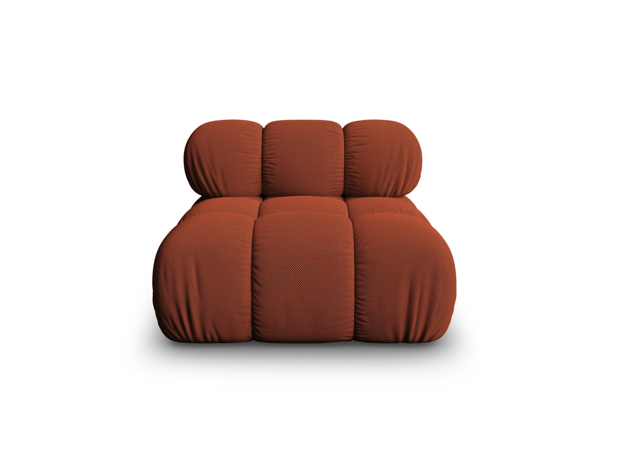 Modulo senza Braccioli, "Bellis", 1 Posto, 94x94x70 - Mattone