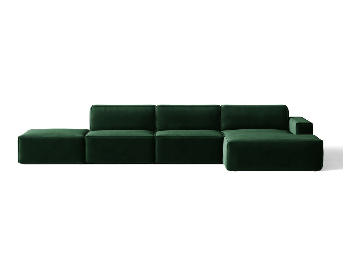 Divano Angolare Componibile Jodie, 5 Posti, 162x341x77