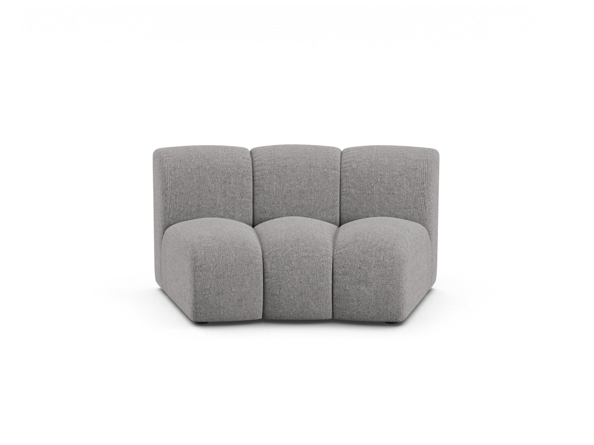 Modulo senza Braccioli, "Lupine", 1 Posto, 154x95x70 - Grigio Chiaro