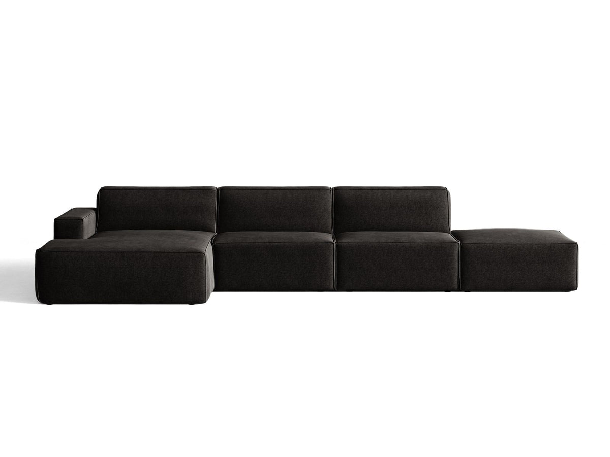 Divano Angolare Componibile Jodie, 5 Posti, 162x341x77