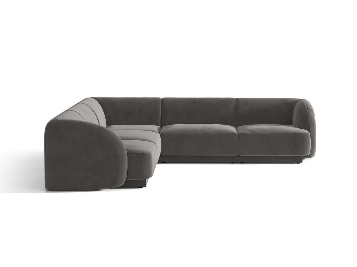 Divano Angolare Simmetrico Miley, 5 Posti, 255x255x70
