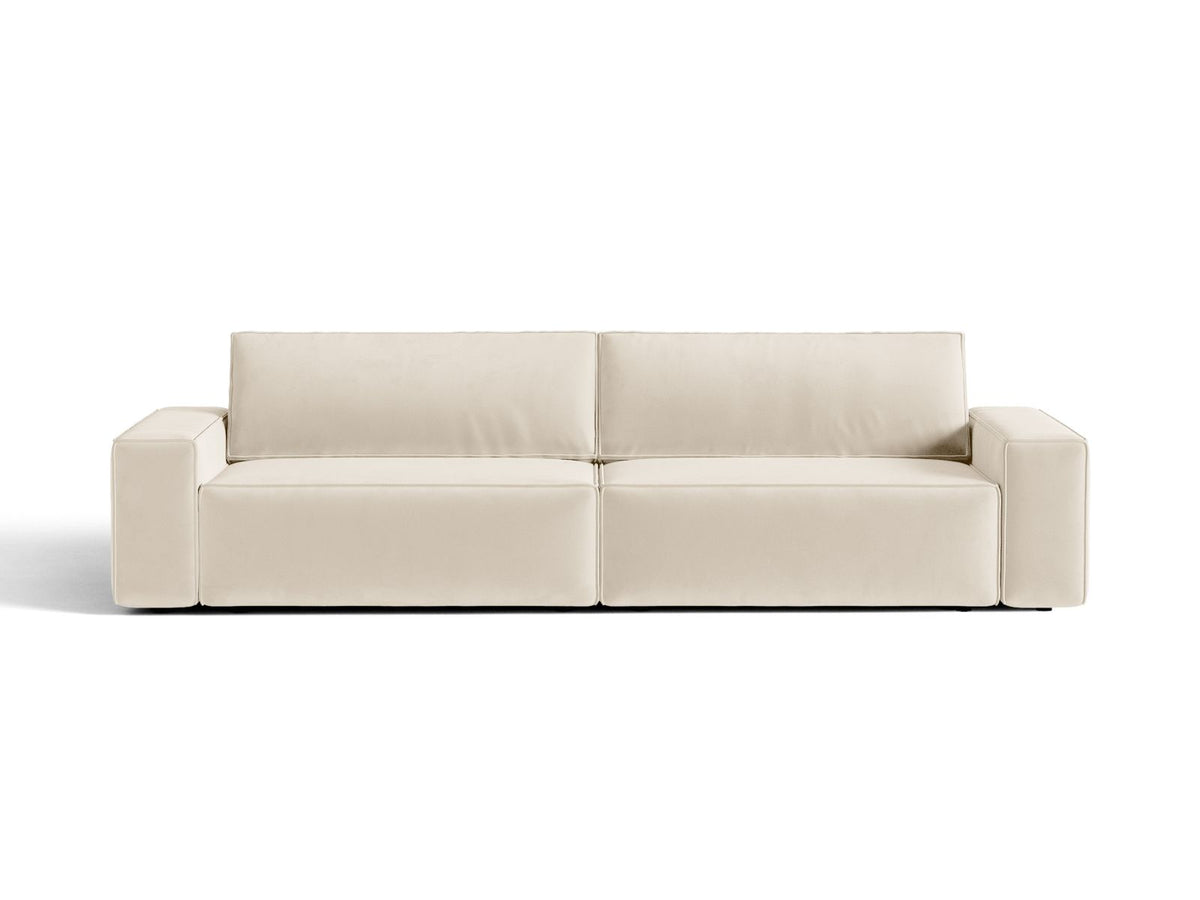 Divano Letto con Contenitore Jodie, 3 Posti, 107x247x86