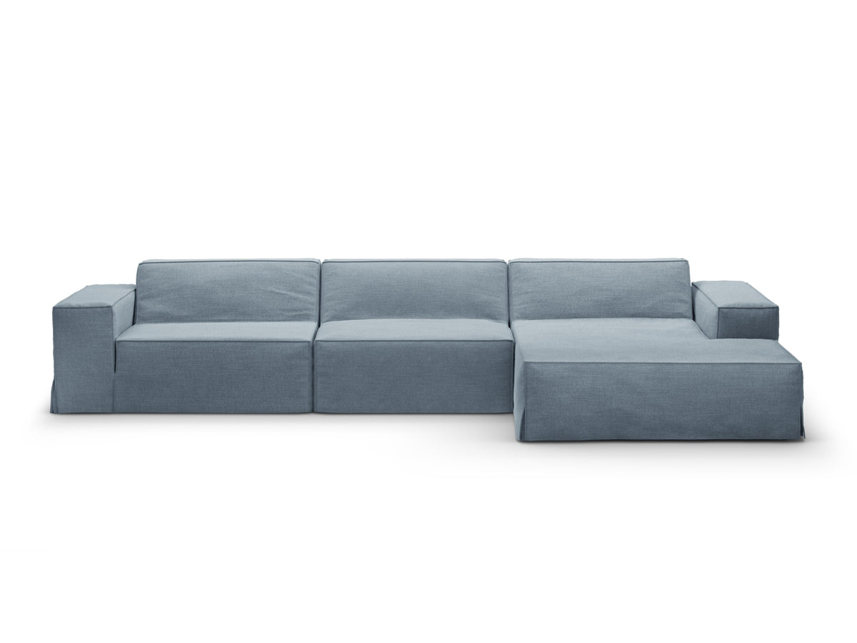 Divano Angolare Componibile Jodie, 4 Posti, 162x284x77