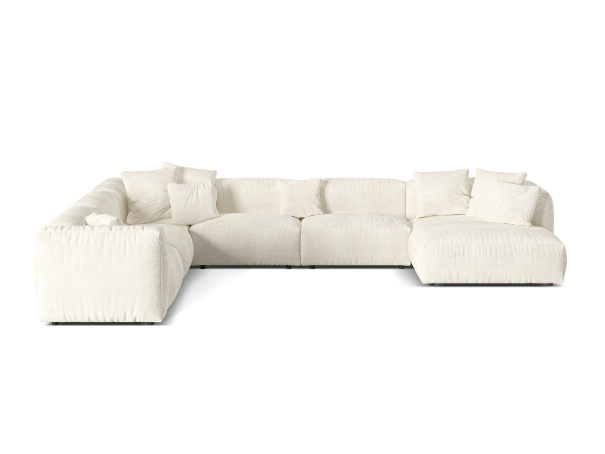 Divano Angolare Componibile XL Martina, 6 Posti, 316x406x75
