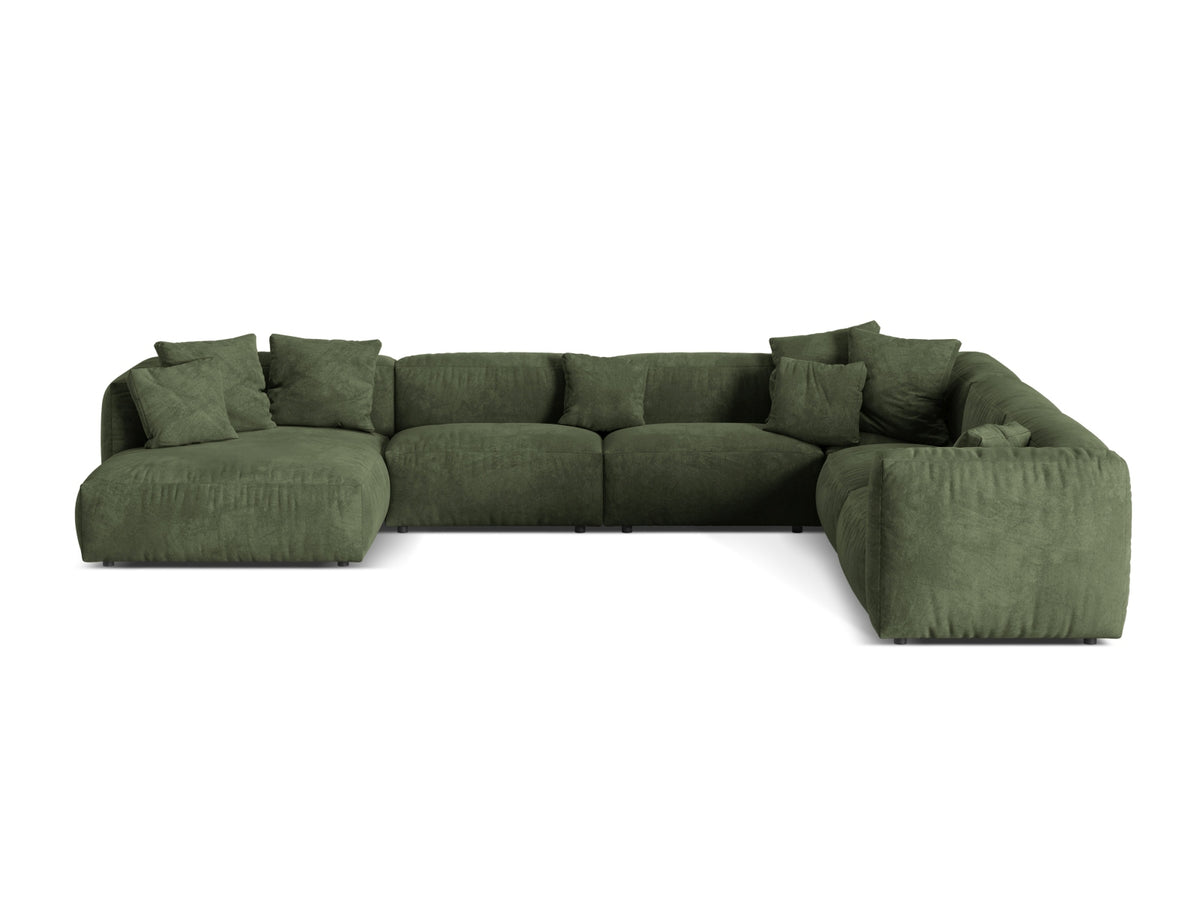 Divano Angolare Componibile XL Martina, 6 Posti, 316x406x75
