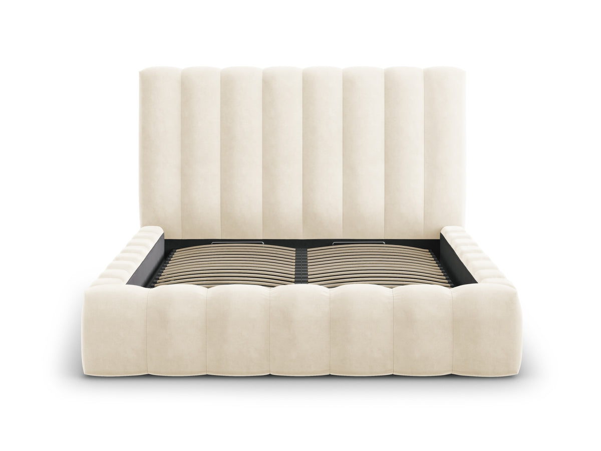 Letto contenitore con testiera, "Kelp", 230x165x125