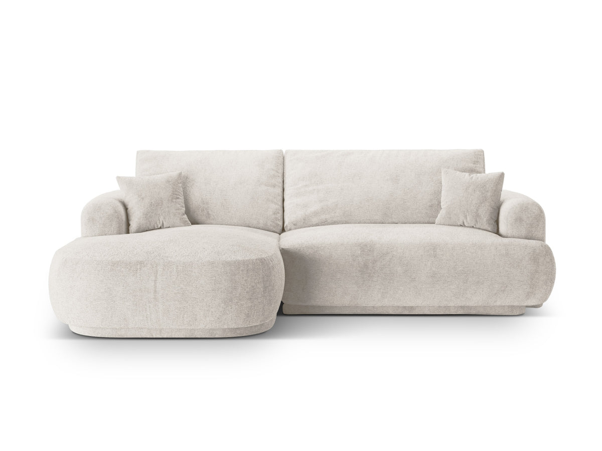 Divano Letto Angolare Componibile con Contenitore Ella, 5 Posti, 174x271x88