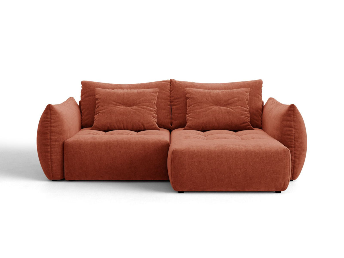 Divano Letto Angolare Componibile con Contenitore Bloom, 3 Posti, 152x250x87