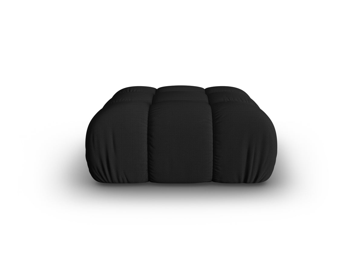 Pouf, "Bellis", 1 Posto, 94x94x43 - Nero
