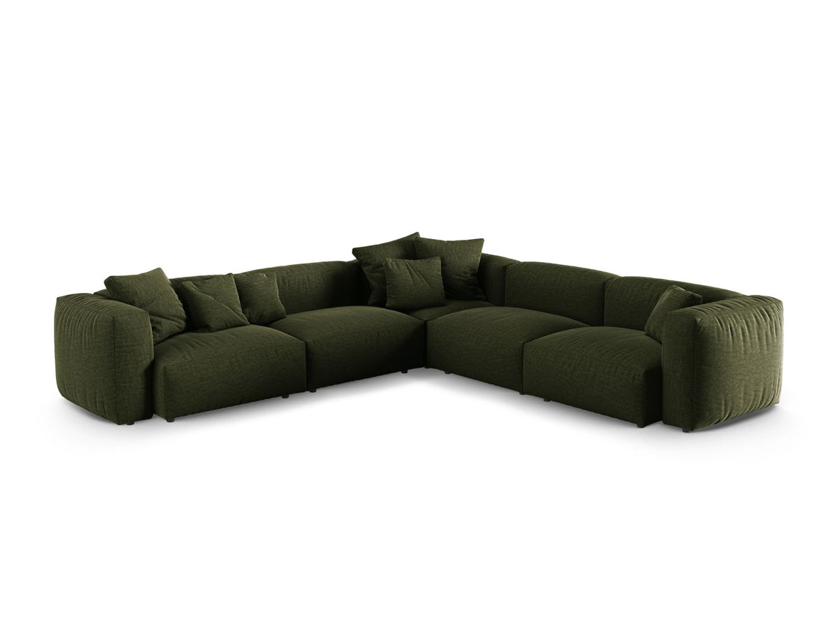 Divano Angolare Simmetrico Componibile XL Martina, 5 Posti, 330x330x75