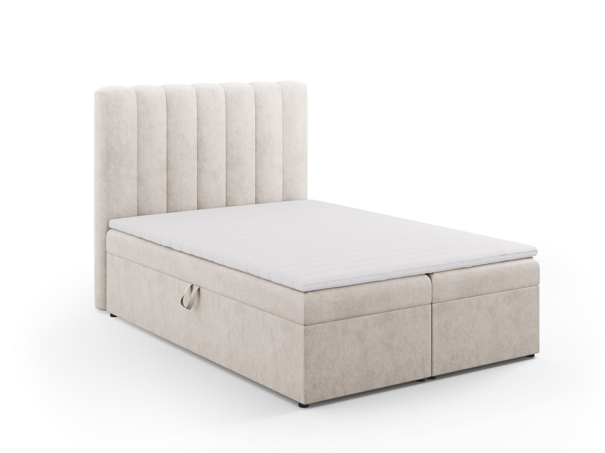 Letto: testiera + molle/materasso + coprimaterasso, "Kelp", 210x140x125
