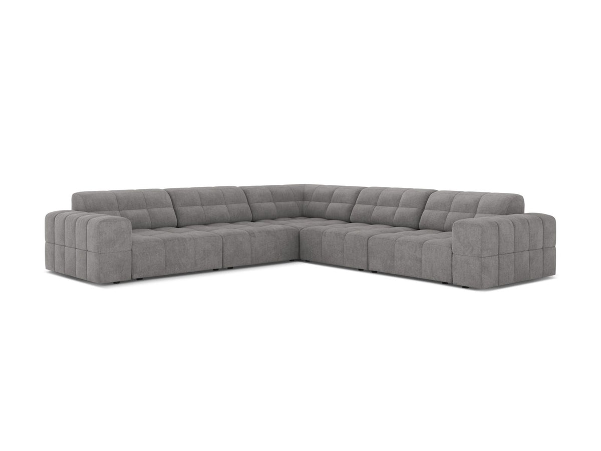 Divano Angolare Simmetrico Jennifer, 7 Posti, 285x285x78