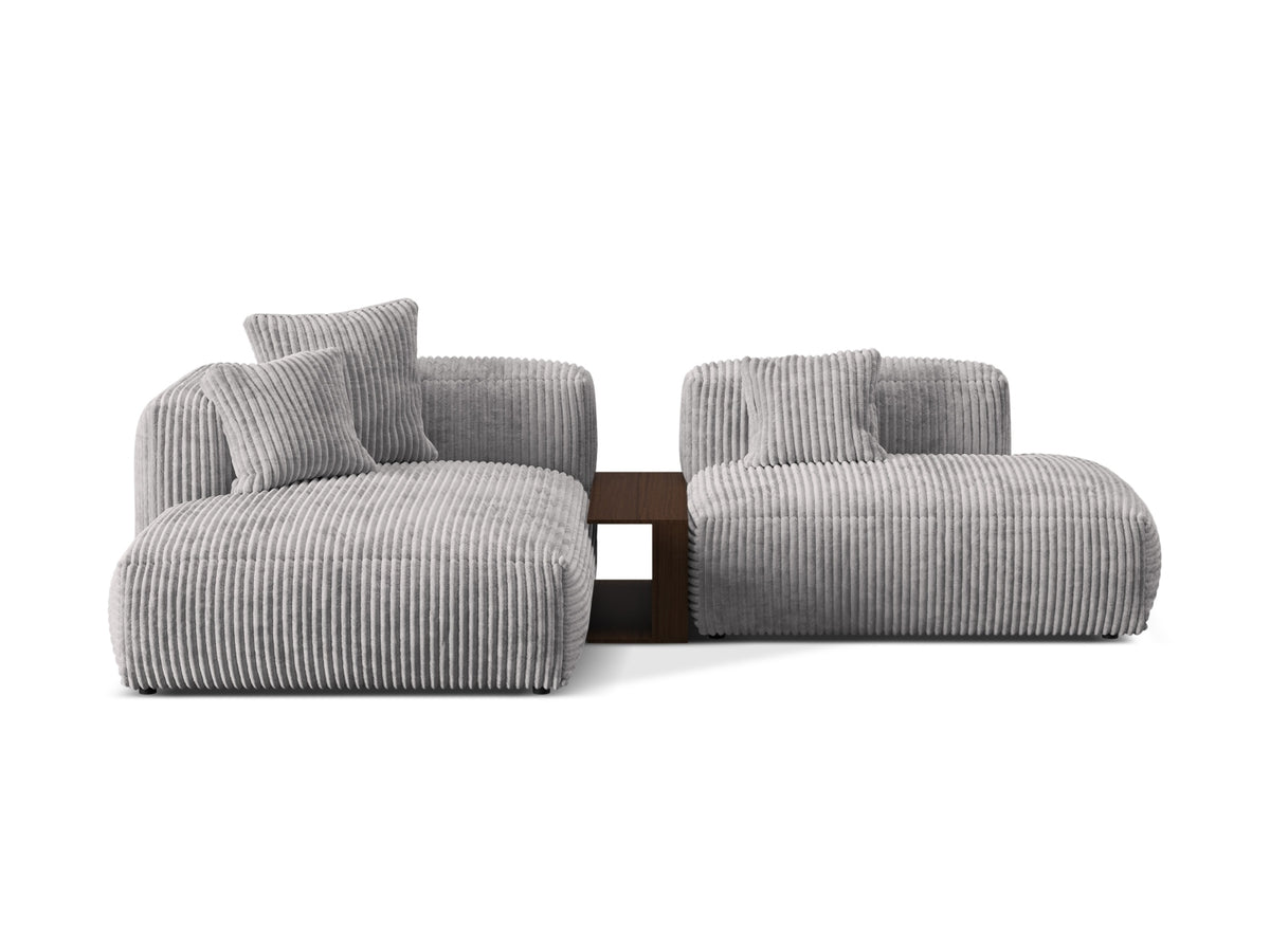 Divano Angolare Componibile Martina, 2 Posti, 176x285x75