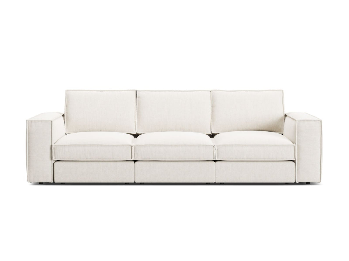 Divano Modulare, "Pola", 4 Posti, 284x103x88 - Bianco