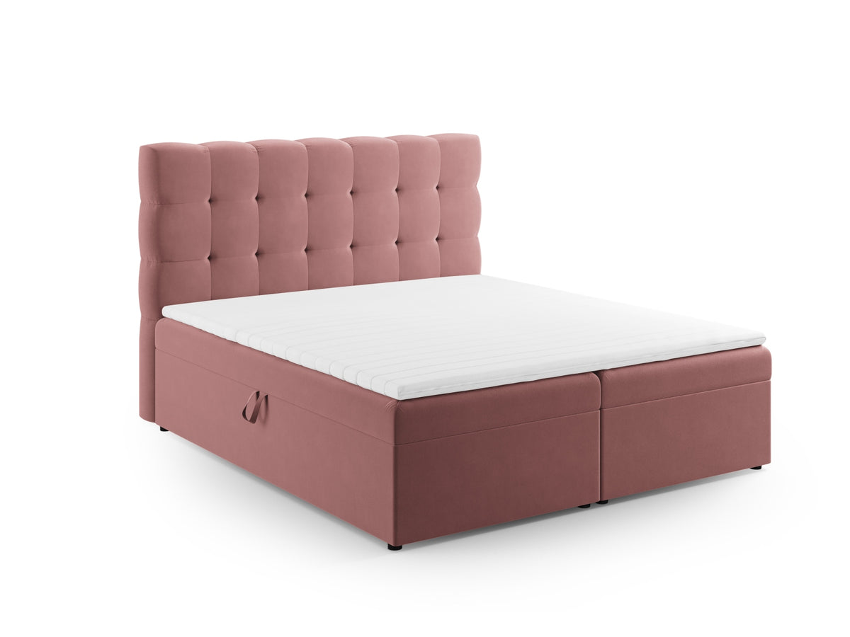 Letto: testiera + molle/materasso + coprimaterasso, "Mamaia", 210x180x125