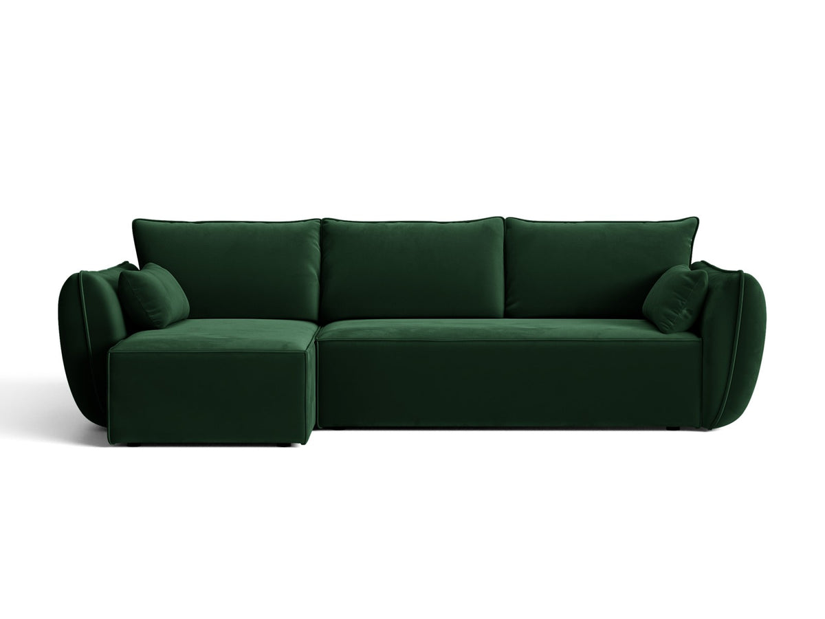 Divano Letto Angolare con Contenitore Kaelle, 4 Posti, 168x262x87