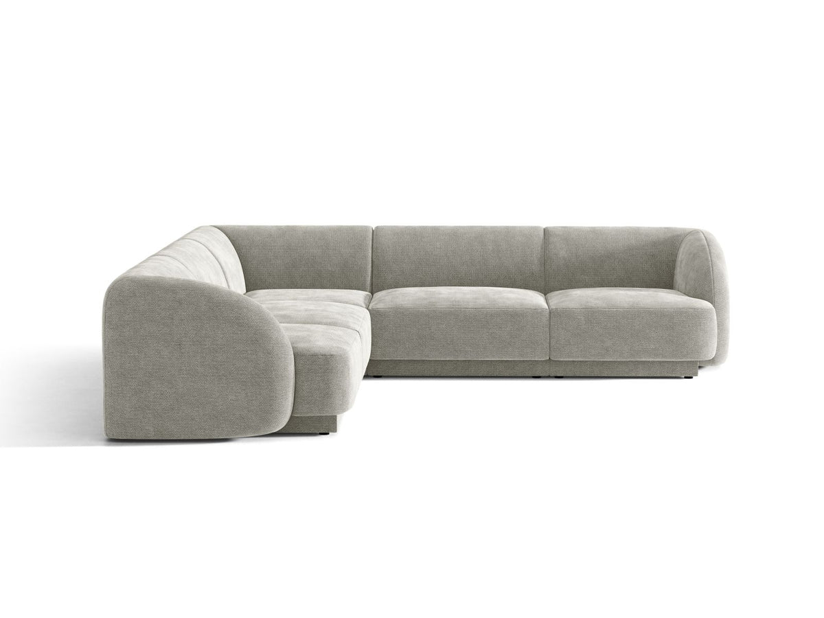Divano Angolare Simmetrico Miley, 5 Posti, 255x255x70