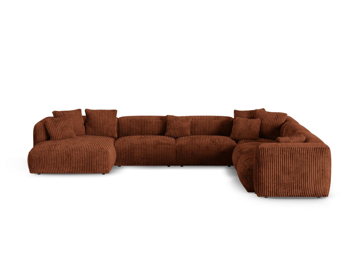 Divano Angolare Componibile XL Martina, 6 Posti, 330x420x75