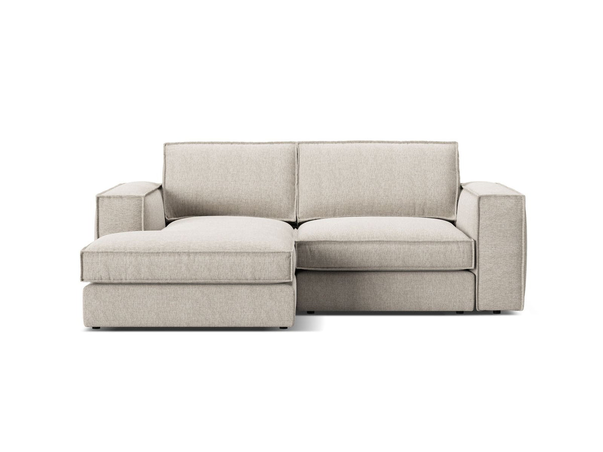 Divano Angolare Modulare Sinistro, "Pola", 2 Posti, 226x158x88 - Sabbia