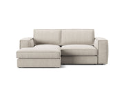 Divano Angolare Modulare Sinistro, "Pola", 2 Posti, 226x158x88 - Sabbia