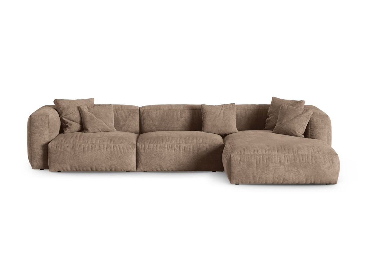Divano Angolare Componibile XL Martina Seduta Profonda, 3 Posti, 176x330x75