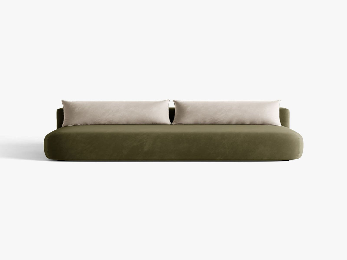 Divano Letto con Contenitore Hena, 3 Posti, 112x205x85