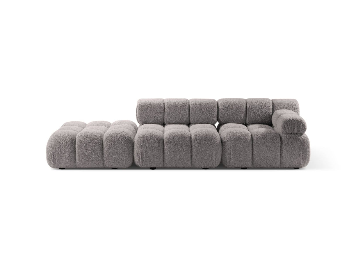 Divano Modulare Sinistro, "Bellis", 4 Posti, 282x94x70 - Grigio Chiaro