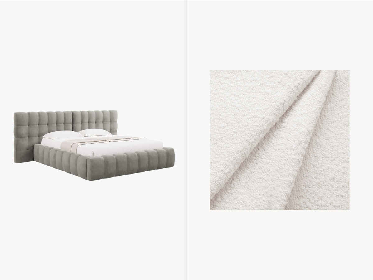 Letto Contenitore con Testata Doppia Mamaia - Bianco 160x200